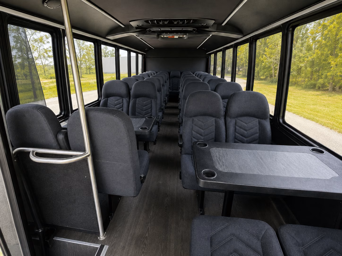 fort collins 15 passenger minibus inside