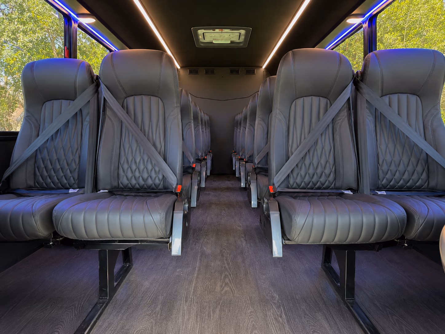 fort collins 15 passenger minibus interior