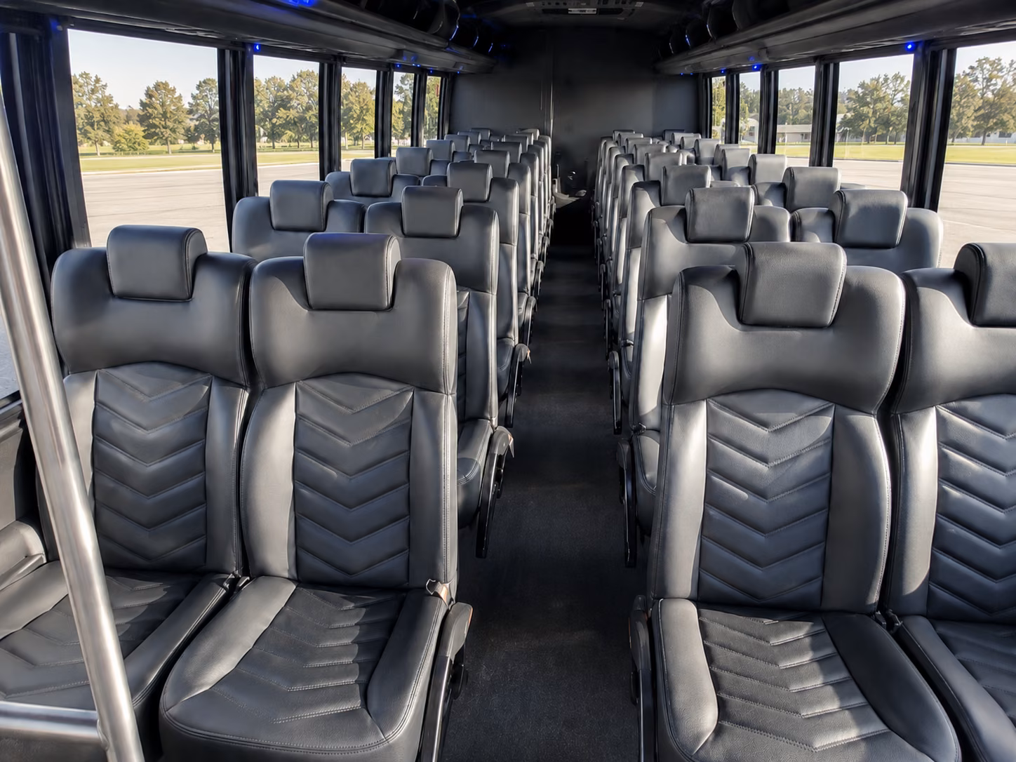 fort collins 20 passenger minibus inside