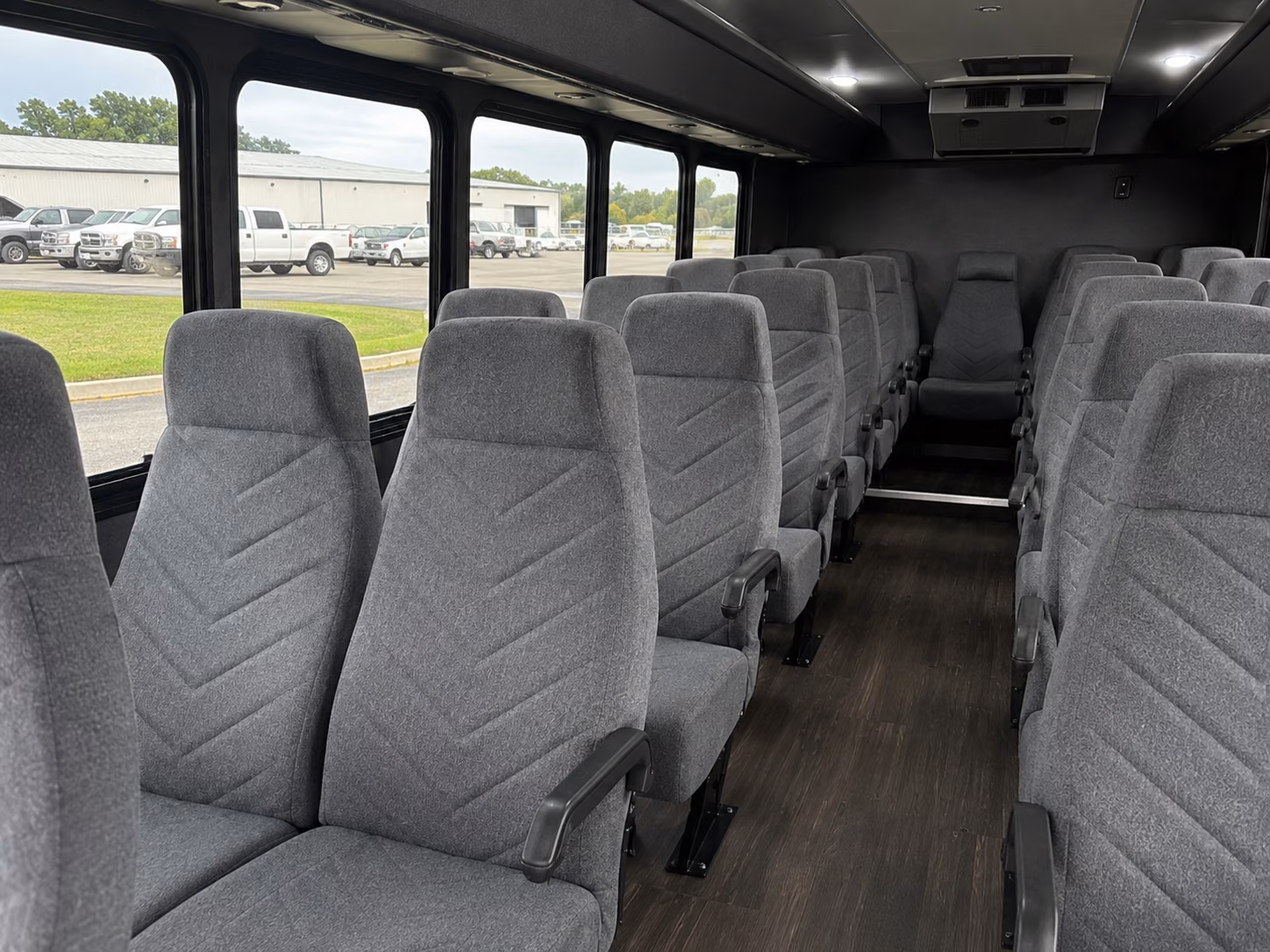 fort collins 20 passenger minibus interior