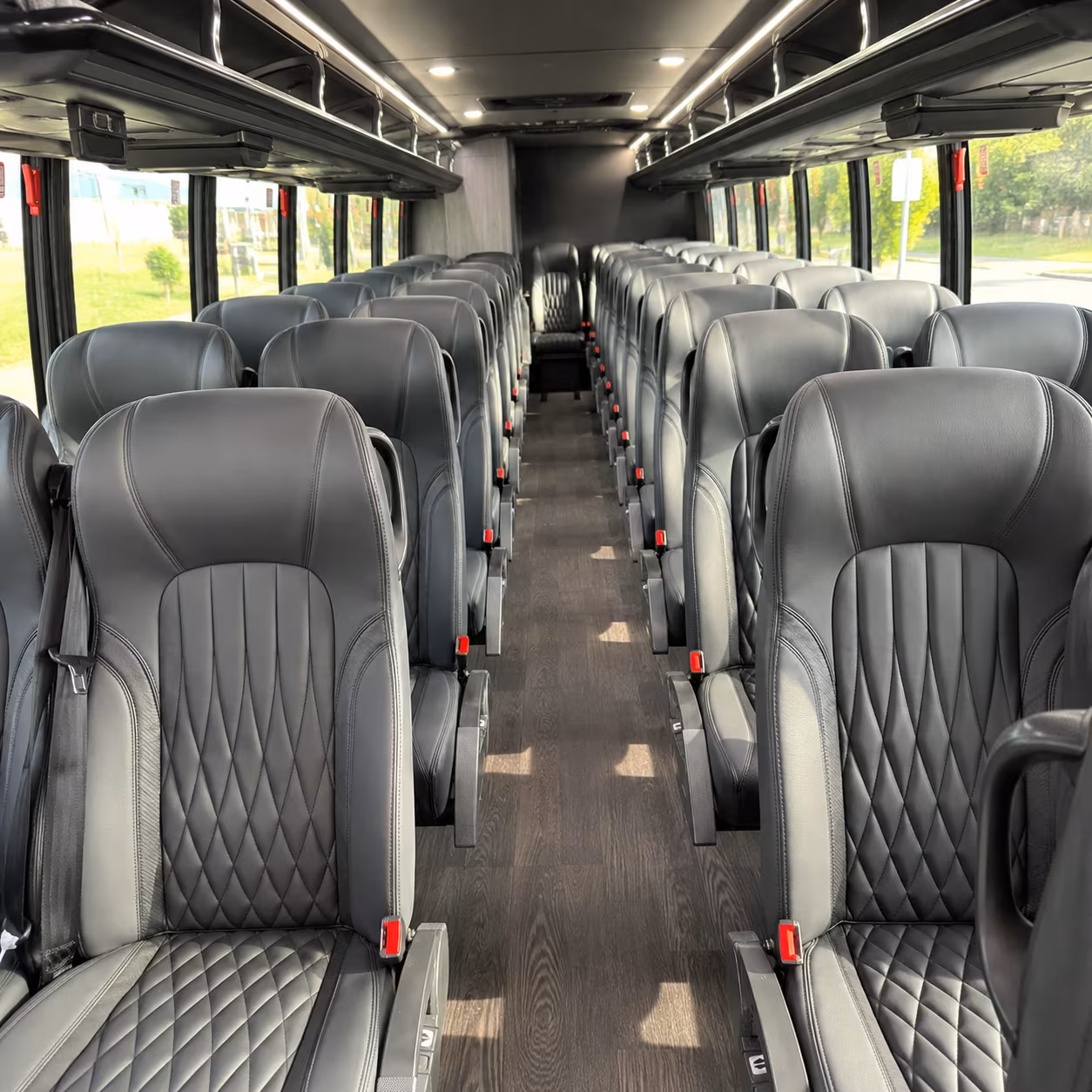 fort collins 30 passenger minibus interior