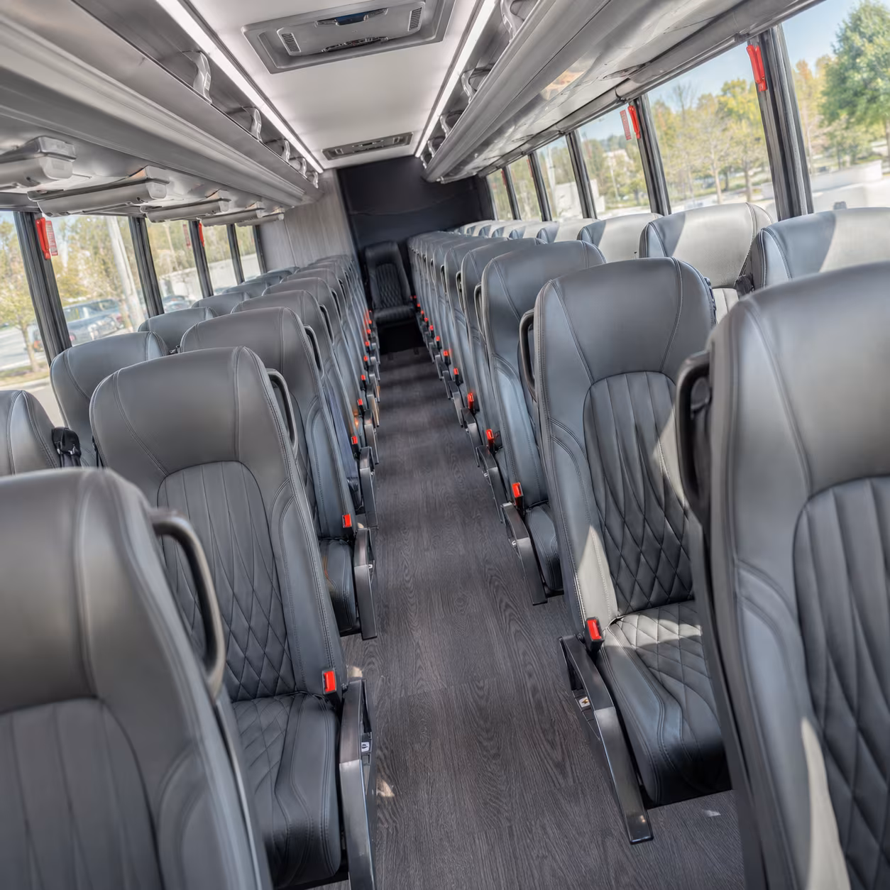 fort collins 35 passenger minibus inside