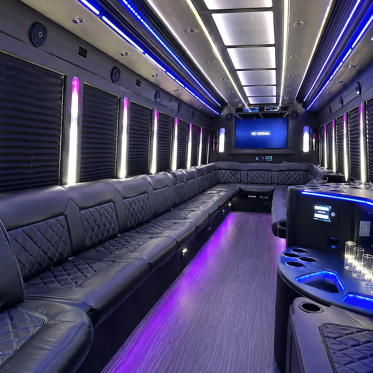 fort collins party bus inside