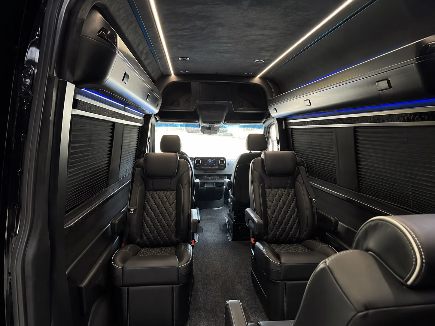 fort collins sprinter van with driver inside