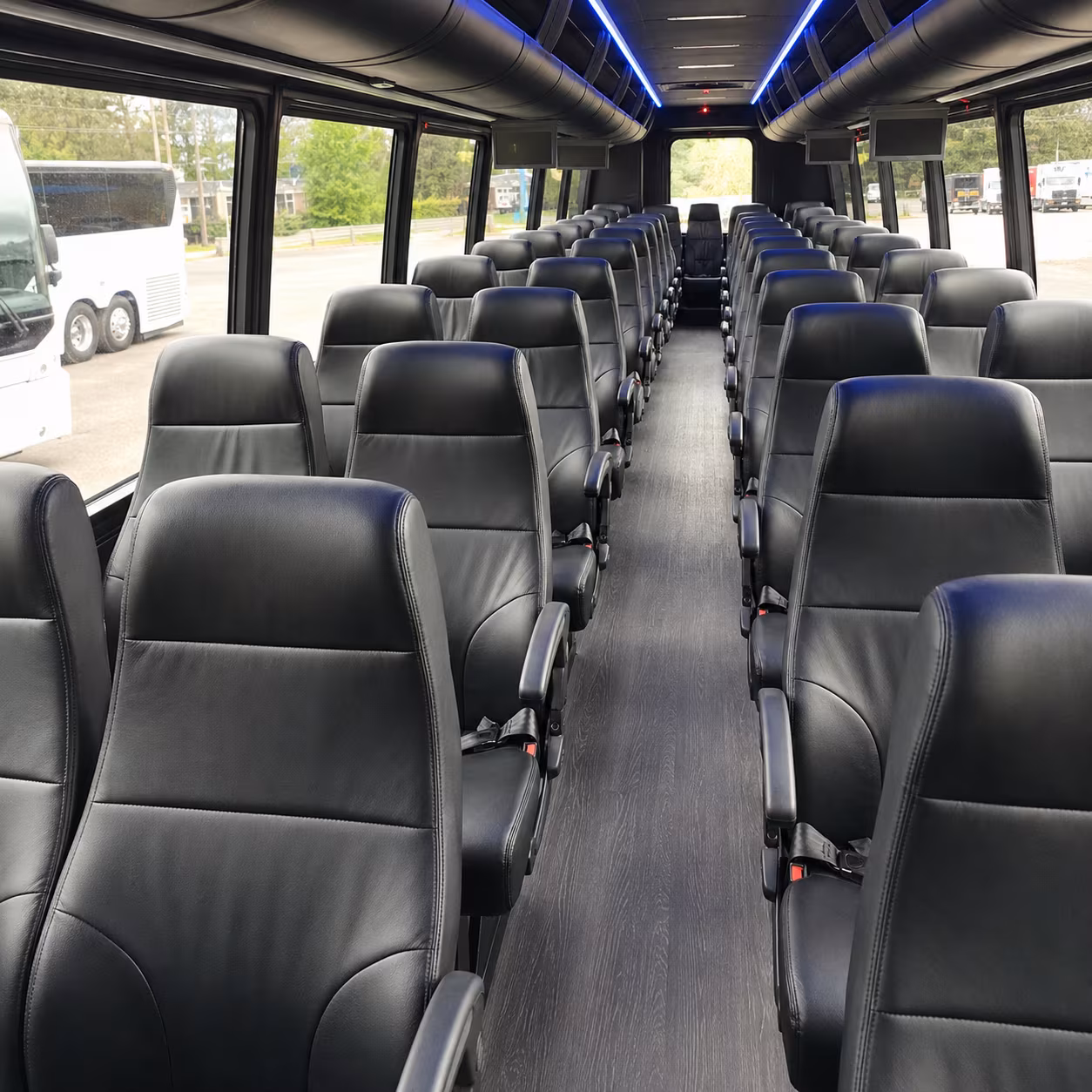 wedding weekend bus rentals for groups flying into denver international airport